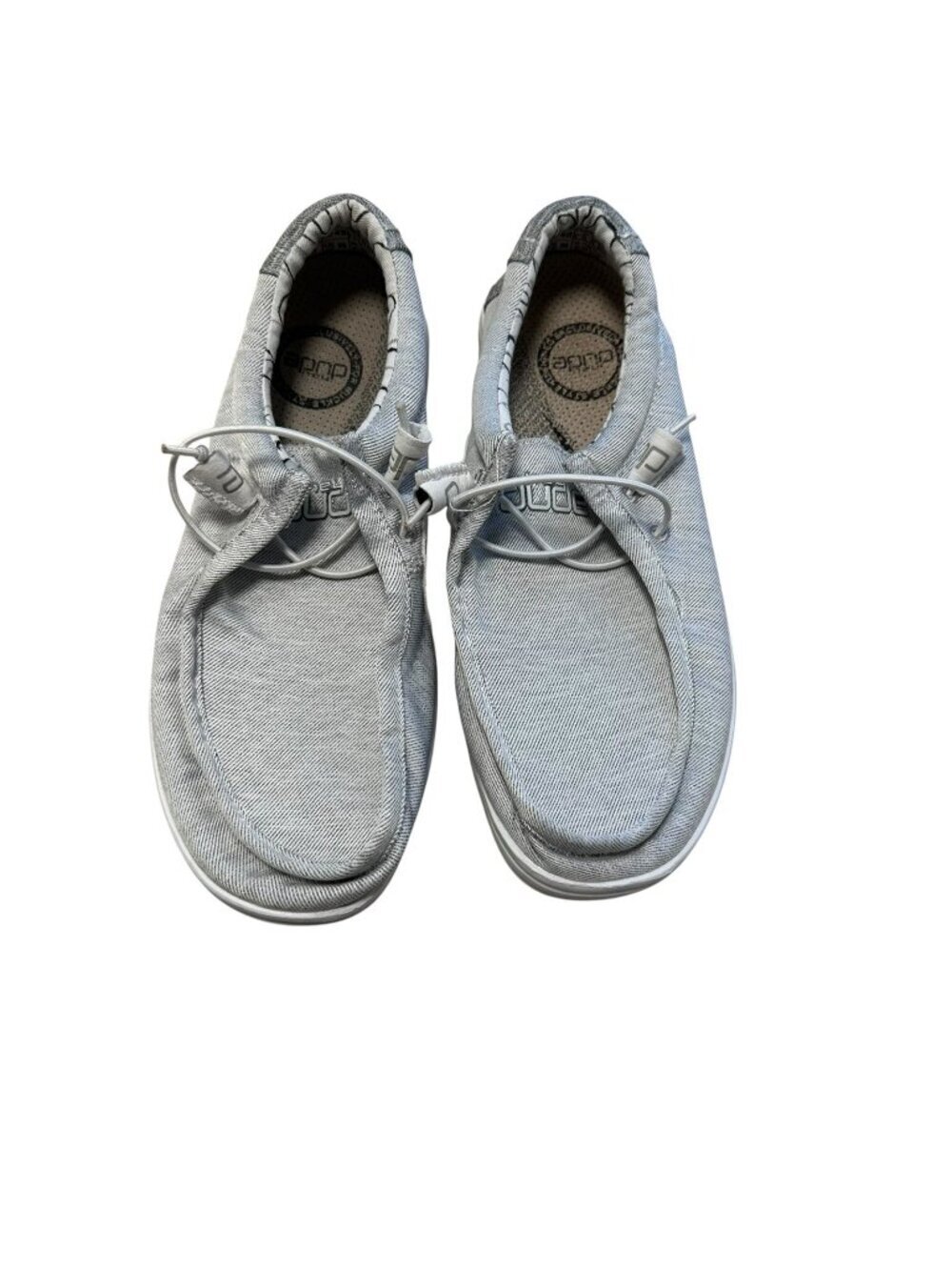 Hey Dude Men's Wally Free Linen Shoes Lace Up Loafers Comfortable Light Weight 7